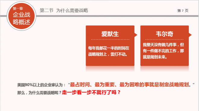 企业战略管理——企业中高层领导培训ppt教材模板